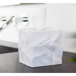 Wipy essey weißes Design quadratische Taschentuchbox