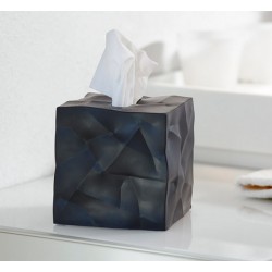 Boîte à mouchoirs carrée design noire wipy essey