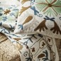 Housse de coussin brodé motif persan floral Madam Stoltz