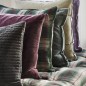 Housse de coussin carreaux coton Madam Stoltz Housse de coussin carreaux coton Madam Stoltz