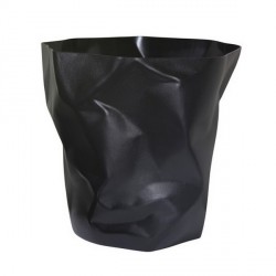 Poubelle noire design bin bin essey