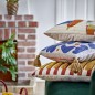 Coussin coton recyclé motif abstrait Bloomingville EVIAYA