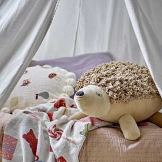 Coussin enfant rond coton imprime Bloomingville Agnes