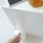 reserve papier toilette rangement wc design metal blanc yamazaki