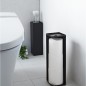 reserve de papier wc rangement design noir yamazaki tower