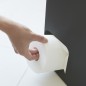 rangement design papier toilette reserve acier noir yamazaki tower