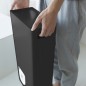 rangement design papier toilette reserve acier noir yamazaki tower