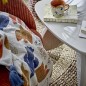 Plaid oiseaux colombes coton recycle Bloomingville Anniversary