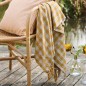 Plaid a carreaux coton franges IB Laursen