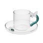 Tasse a cafe verre papillon Ichendorf Milano Fruits and Flowers