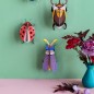 Décoration murale insecte coccinelle carton Studio Roof