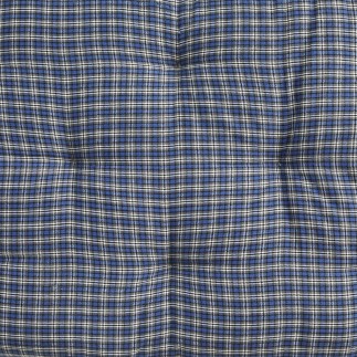 coussin long banc bleu carreaux coton madam stoltz