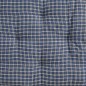 coussin long banc bleu carreaux coton madam stoltz