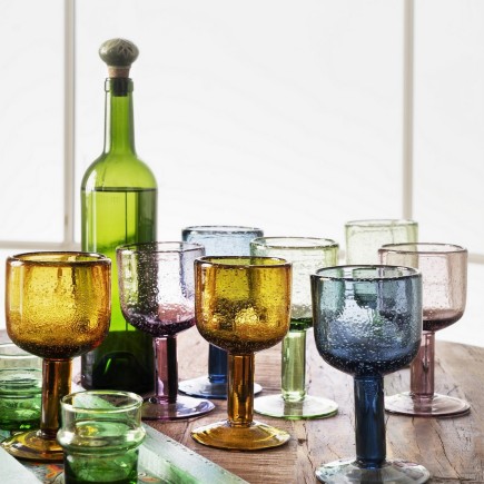 Verre à vin bullé Madam Stoltz