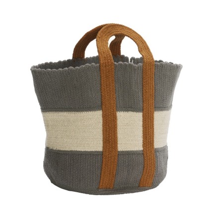 Panier rangement coton tisse design Madam Stoltz