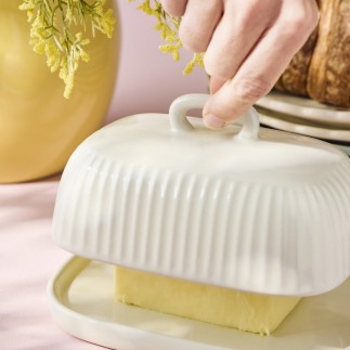 beurrier ceramique blanc ecru creme ib laursen mynte