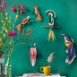 oiseau decoratif mural carton studio roof paradise bird gili ttm83