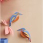 Oiseaux décoratifs Martins-pêcheurs Studio Roof Kingfishers set de 2