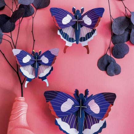Décoration murale papillons machaon Studio Roof set de 3