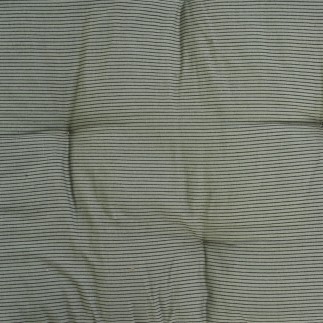 Matelas fauteuil assise coton imprime raye Madam Stoltz