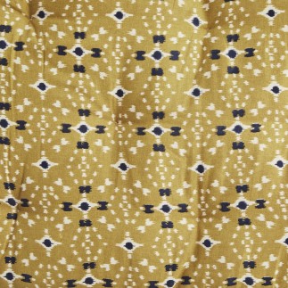 matelas de banc jaune moutarde coton madam stoltz