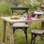 Plat a gateau sur pied gres artisanal Madam Stoltz