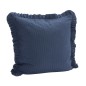 Housse de coussin à volants coton Madam Stoltz Housse de coussin à volants coton Madam Stoltz