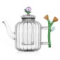 Theiere verre design escargot fleur Ichendorf Milano Botanica