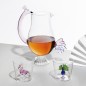 Carafe sculpture verre Ichendorf ANIMAL FARM Flamingo