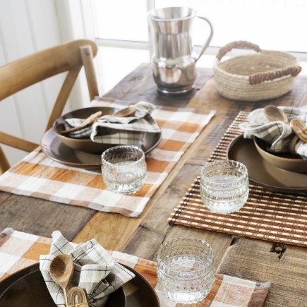 Set de table bois bambou tressé Madam Stoltz