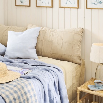 Housse de coussin tête de lit coton matelassé IB Laursen