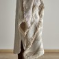 plaid chic marron coton recycle franges cozy bloomingville alk
