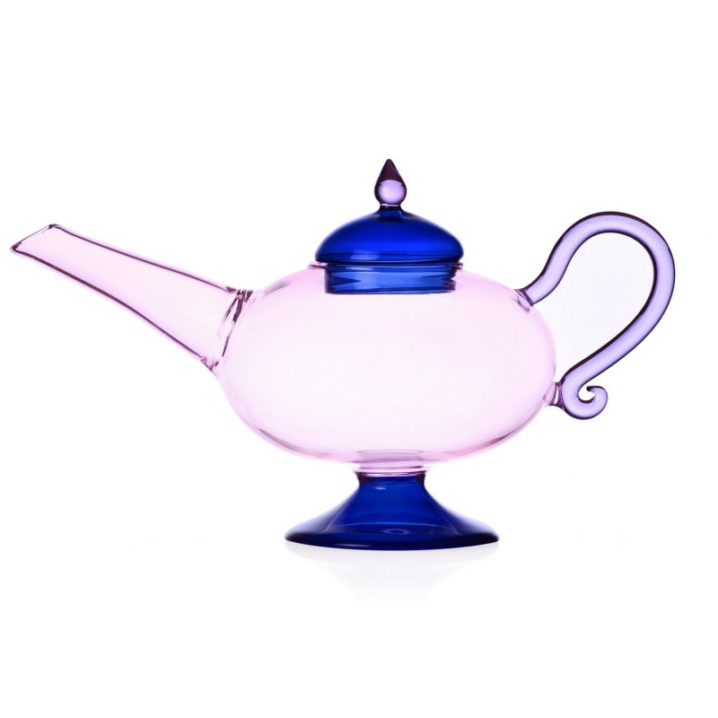Theiere style oriental verre rose bleu Ichendorf Milano Sogni d Oriente