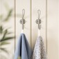 crochet mural style campagne metal blanc ib laursen