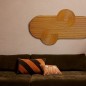 coussin salon canape velours raye chic brique orange chocolat hk living