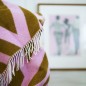 Plaid couverture laine rayures design couleur Klippan