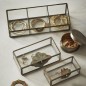 Boite a bijoux verre decorative laiton 3 compartiments Madam Stoltz