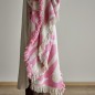 plaid cozy franges coton recycle rose bloomingville alk