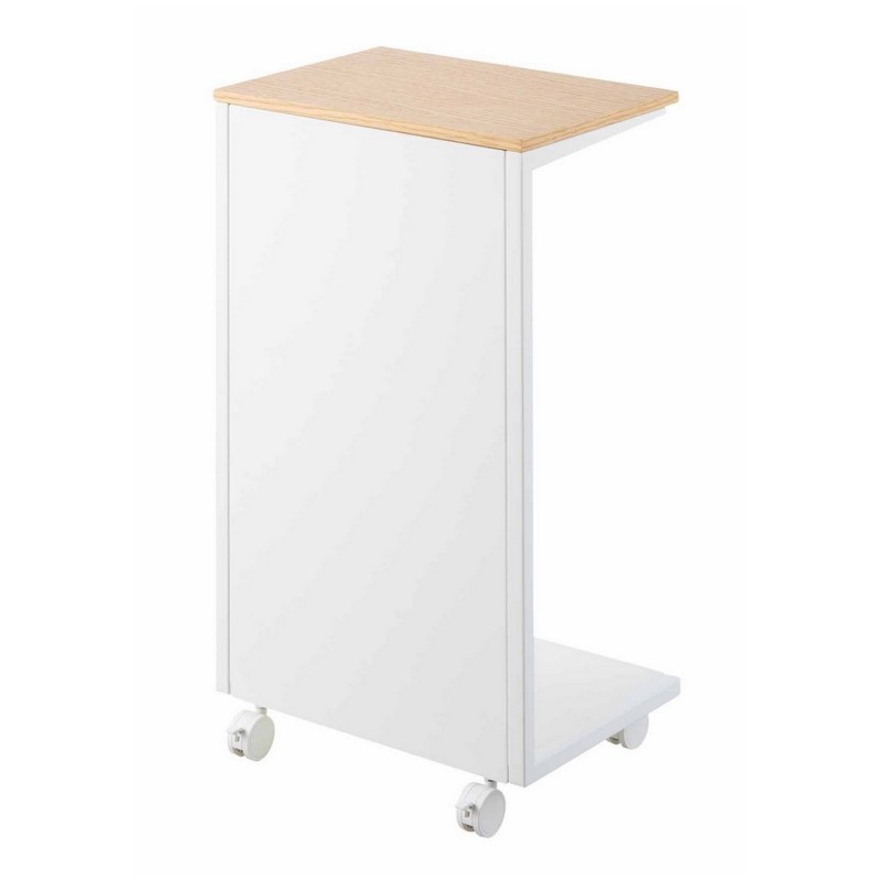 Table de chevet d appoint design metal acier bois Yamazaki Tower