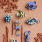 Decoration murale carton recycle poisson Studio Roof Angelfish