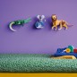 decoration murale 3d lion carton studio roof