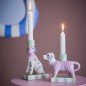 Bougeoir chiens ceramique multicolore Bloomingville Doglie set de