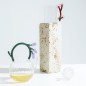 Theiere artistique en verre sculpture lavande Ichendorf Milano Lavender