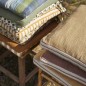 galette de chaise coton uni reversible rouge bordeaux madam stoltz
