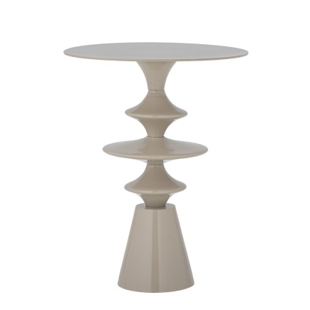 Petite table basse d appoint ronde design metal Bloomingville Samio