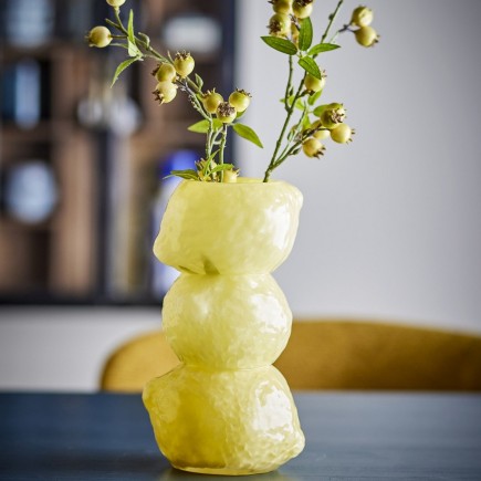 Vase verre citrons Bloomingville Limone