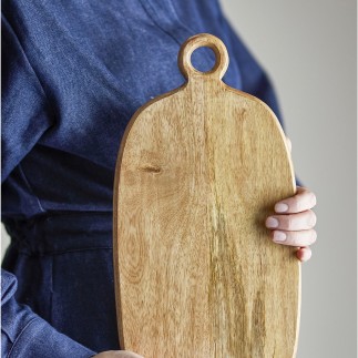 Planche a decouper bois de manguier Bloomingville Nonnie