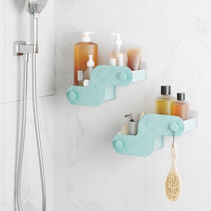 Etagère de douche design ventouse Umbra NAMI set de 2
