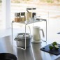 Etagere rangement plan de travail acier design Yamazaki Tower