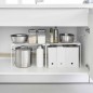 Etagere rangement plan de travail acier design Yamazaki Tower